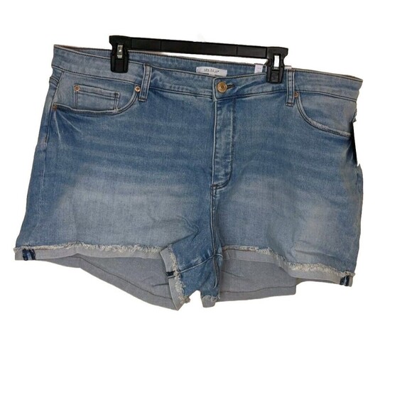 STS Blue Molly Jean Short High Rise Cuffed Color Culbertson Size 35/20 - Picture 2 of 11